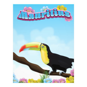 Mauritius travel poster