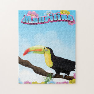 Mauritius travel poster jigsaw puzzle