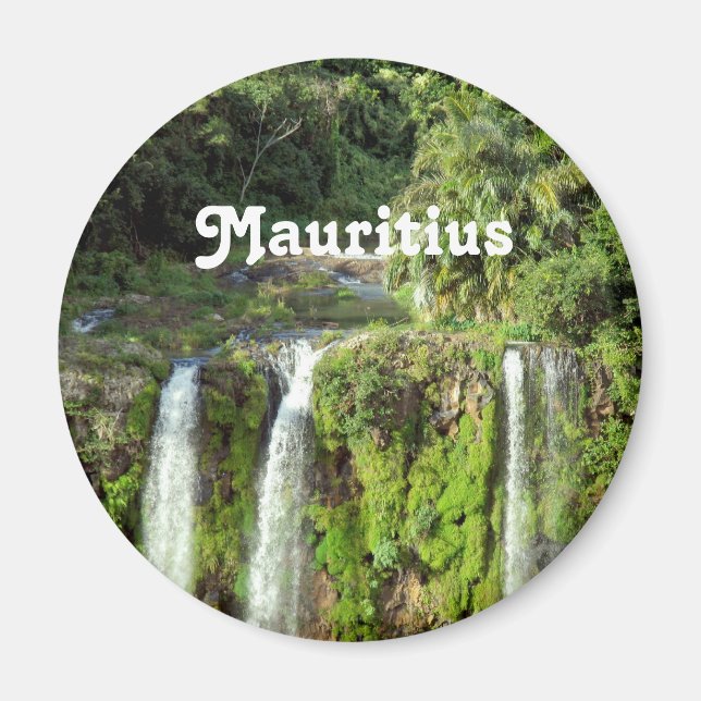 Mauritius Waterfalls Magnet (Front)