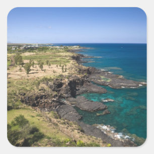 Mauritius, Western Mauritius, Belle Vue, Ocean Square Sticker