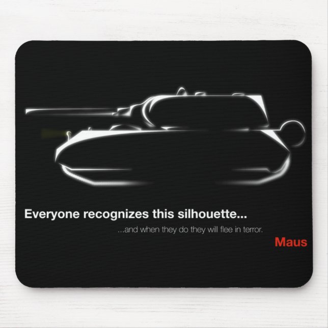 Maus Tenk Mousepad (Front)
