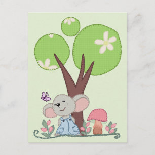 Maus unterm Baum Postcard