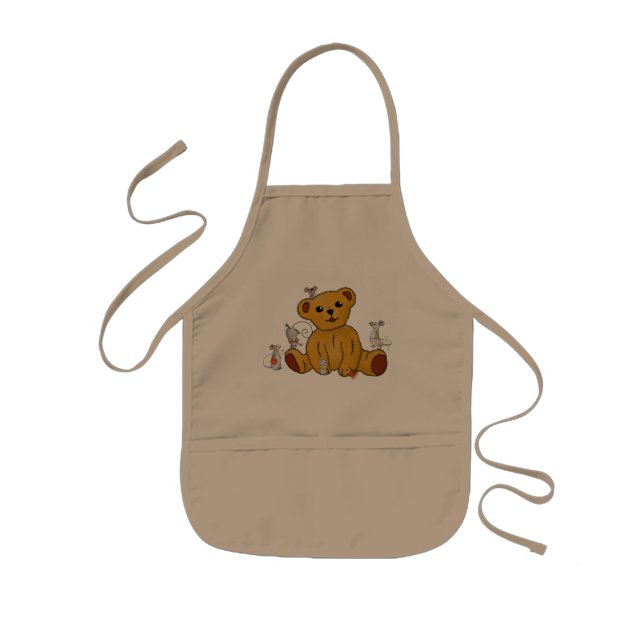 Mäuse nähen Teddy Kids Apron (Front)