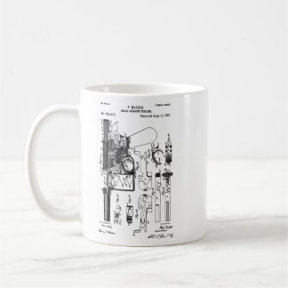 Mauser C96 Broomhandle Patent Blueprints Schematic Coffee Mug
