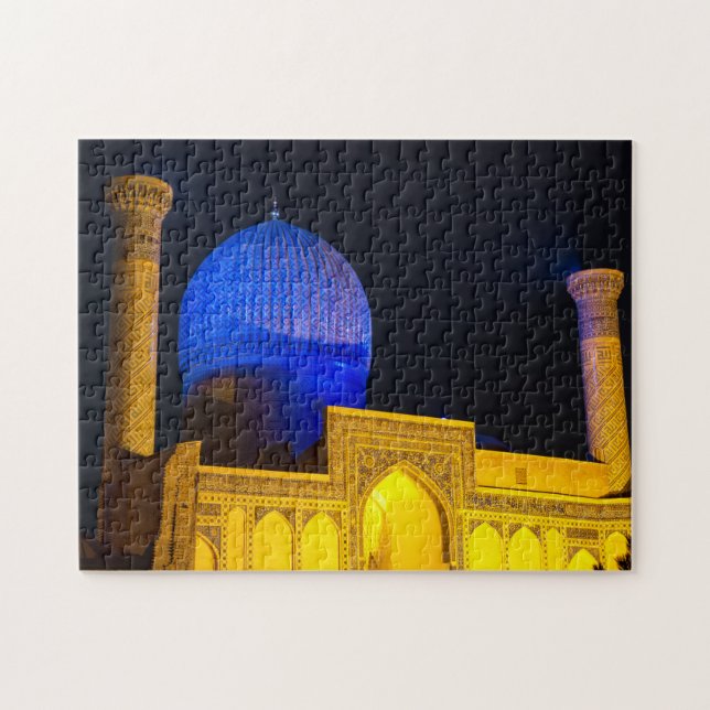 Mausoleum of Amir Timur - Samarkand, Uzbekistan Jigsaw Puzzle (Horizontal)