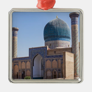 Mausoleum of Amir Timur - Samarkand, Uzbekistan Metal Tree Decoration