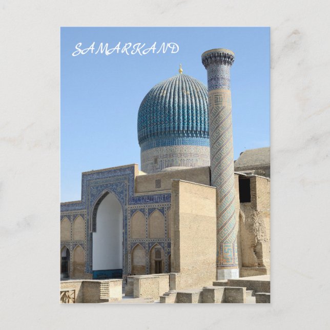 Mausoleum of Timur in Samarkand, Uzbekistan Postcard (Front)