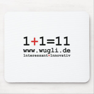 Mauspad "1+1=11" mouse mat