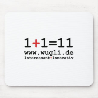 Mauspad "1+1=11" mouse mat