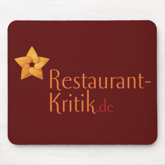 Mauspad von Restaurant-Kritik.de Mouse Mat (Front)