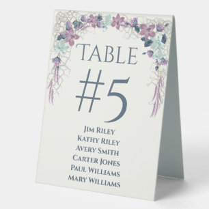 Mauve and Green Nautical Netting