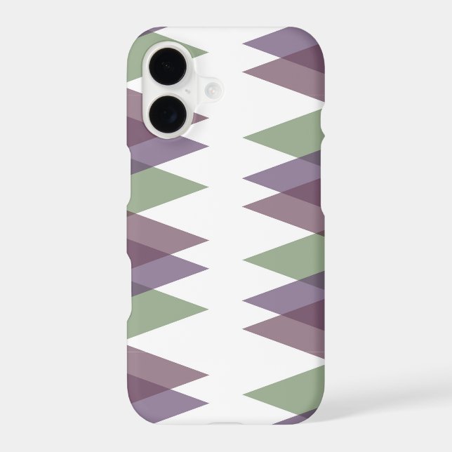 Mauve and green triangles (Back)