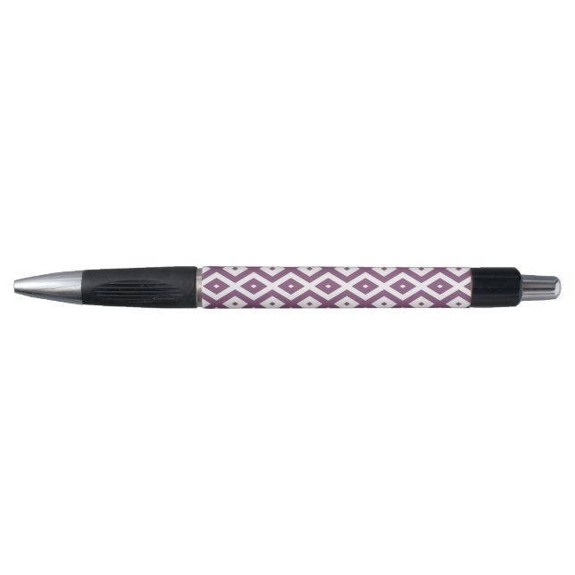 Mauve and white diamond pattern (Front)