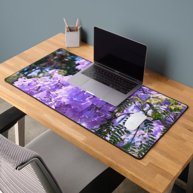 Mauve Bell Tree Desk Mat (Office 2)