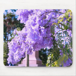 Mauve Bell Tree Mouse Mat