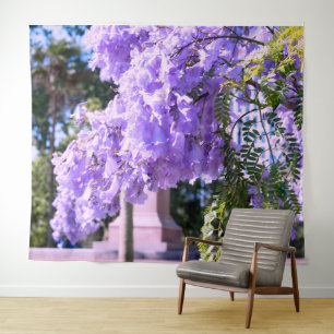 Mauve Bell Tree Tapestry