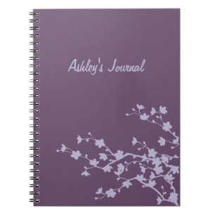Mauve Blossoms Notebook