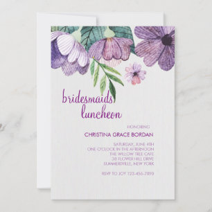 Mauve Buttercups Invitation