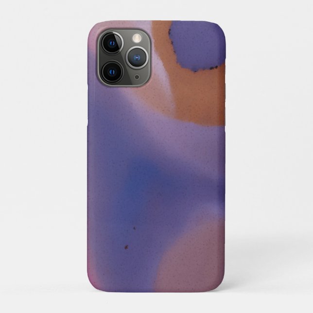 “Mauve Mirage Flow”  –  Abstract Pink Blue Peach Case-Mate iPhone Case (Back)