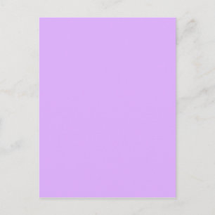 Mauve, pale violet hex code e0b0ff postcard