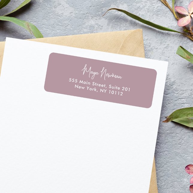 MAUVE PINK SIGNATURE MONOGRAM NAME (Creator Uploaded)