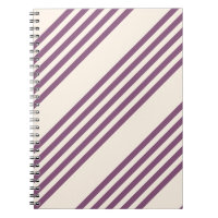 Mauve purple and beige five stripes pattern