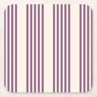 Mauve purple and beige five stripes pattern