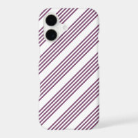 Mauve purple and white five stripes pattern