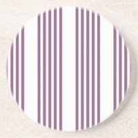Mauve purple and white five stripes pattern