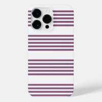 Mauve purple and white five stripes pattern