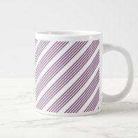 Mauve purple and white five stripes pattern