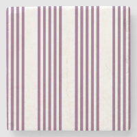 Mauve purple and white five stripes pattern