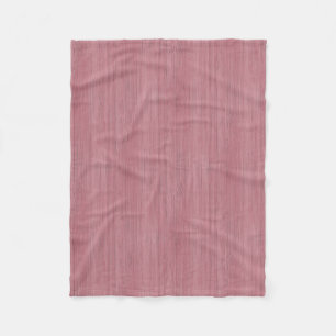 Mauve Purple Bamboo Wood Grain Look Fleece Blanket
