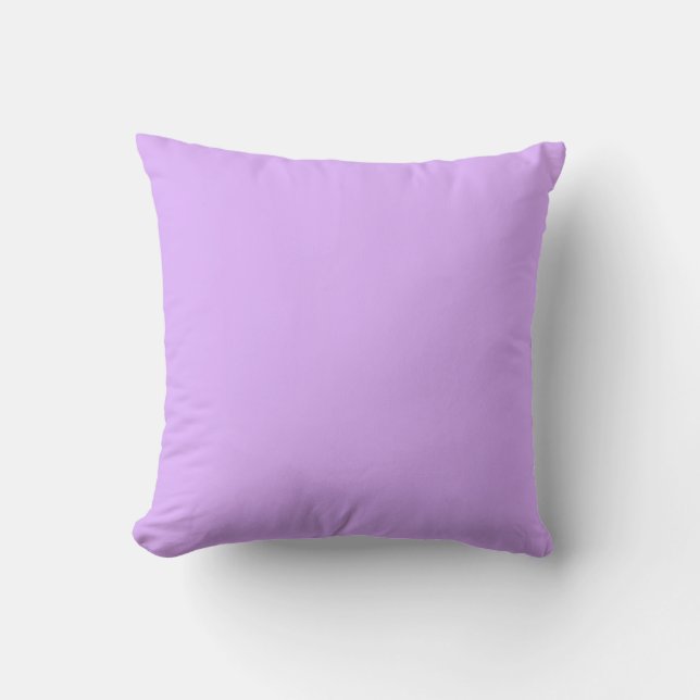 Mauve Purple E0B0FF Solid Colour Design Cushion (Front)