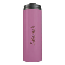 Mauve Purple Thermal Tumbler