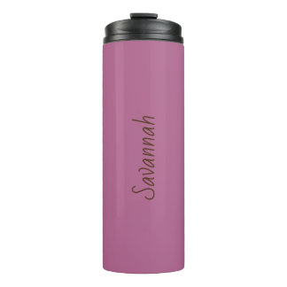 Mauve Purple Thermal Tumbler