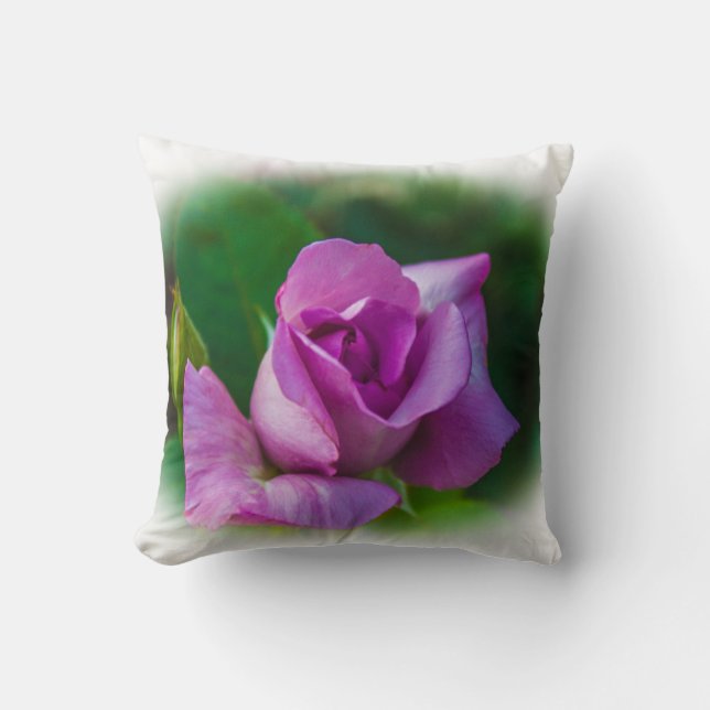 Mauve Rose  Cushion (Front)