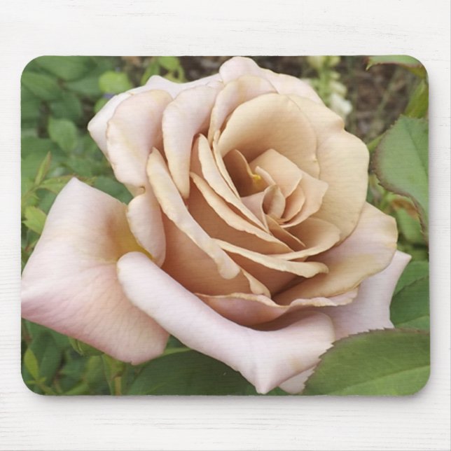 Mauve Rose Mouse Mat (Front)