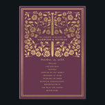 Mauve Royal Mediaeval Sword Wedding Program Programme<br><div class="desc">Elegant and modern wedding design inspired by the mediaeval fantasy genre. Design is not real foil. You can customise this further by clicking on the "PERSONALIZE" button. Matching Items in our shop for a complete party theme.</div>