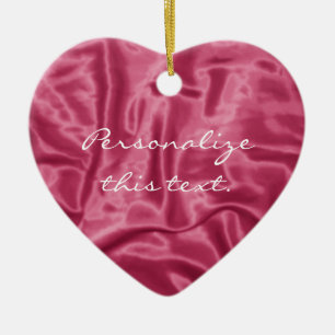 Mauve Satin-Christmas Ornament
