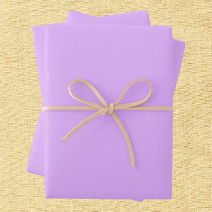 Mauve Solid Colour Wrapping Paper Sheet