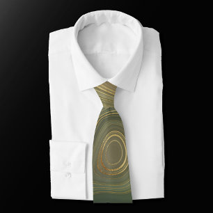 Mauve Strata   Dusty Pink Rose Gold Agate Neck Tie