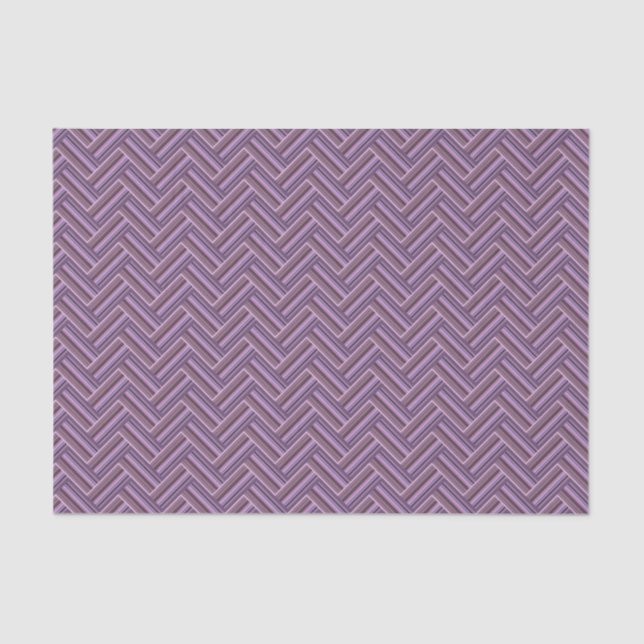 Mauve stripes double weave pattern tissue paper (Front)