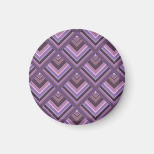 Mauve stripes scale pattern magnet