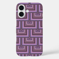 Mauve stripes square scales pattern