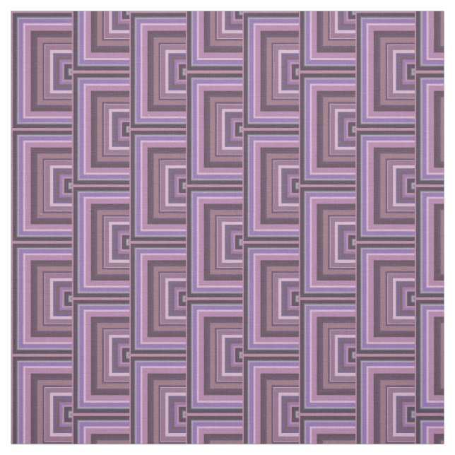 Mauve stripes square scales pattern fabric (Swatch)