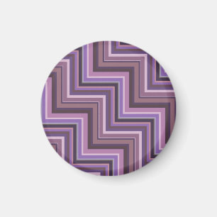 Mauve stripes stairs pattern magnet