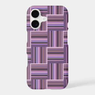 Mauve stripes weave pattern