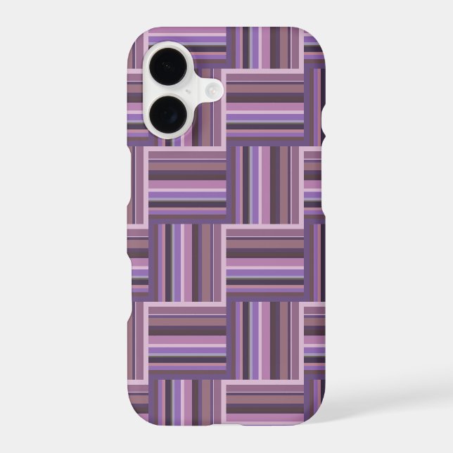 Mauve stripes weave pattern (Back)