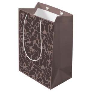 Mauve Swirl Bath Medium Gift Bag